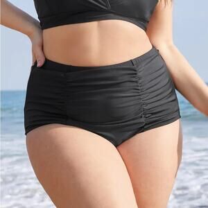 BloomChic Size 26 4X Plus Size high waisted Swim Bottom New Tag Comfy Stretchy